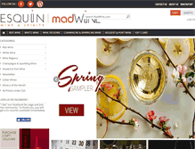 Tablet Screenshot of madwine.com